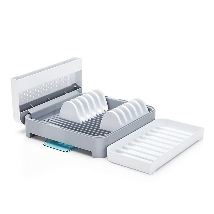 slide 3 of 8, Minky Homecare Dish Rack - White, 1 ct