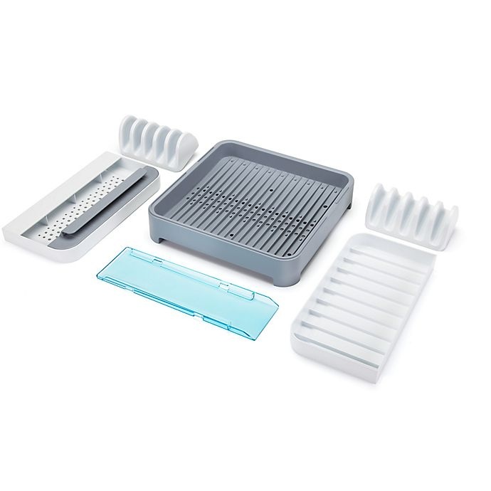 slide 8 of 8, Minky Homecare Dish Rack - White, 1 ct