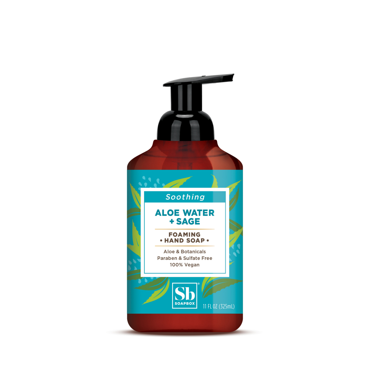 slide 1 of 2, Soapbox™ foaming hand soap, aloe water & sage, 11 fl oz