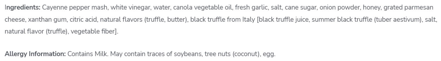 slide 2 of 2, Melinda's Black Truffle Hot Sauce 12 fl oz, 12 fl oz