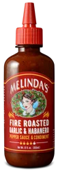Melinda's Fire Roasted Galic And Habanero Pepper Sauce 12 Ounces