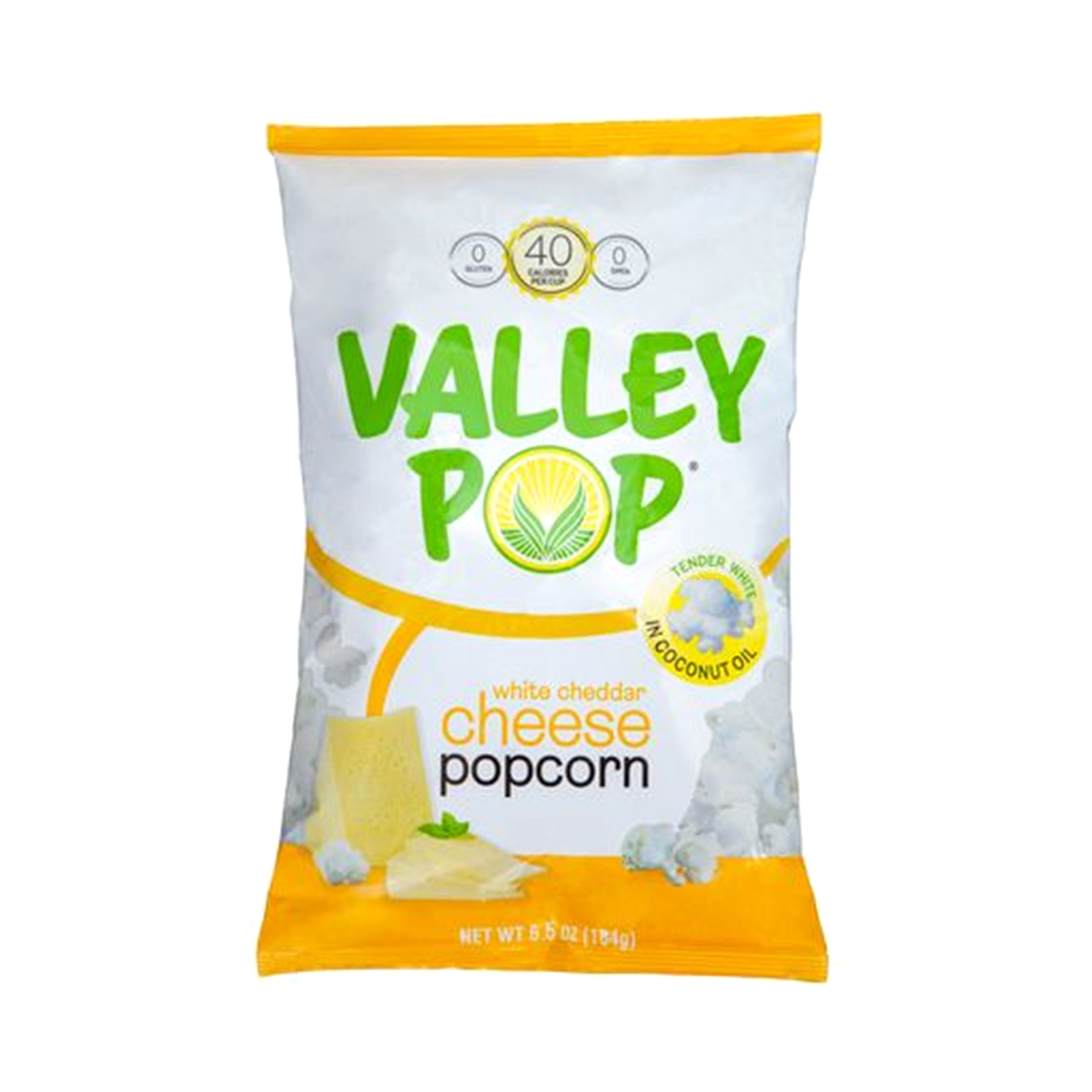 slide 1 of 2, Valley Pop Cheesy Infusions White Cheddar Cheese Popcorn 6.5 oz, 6.5 oz