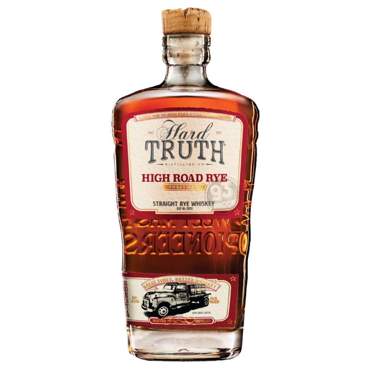 slide 6 of 8, Hard Truth High Road Sweet Mash Straight Rye Whiskey, 750 ml