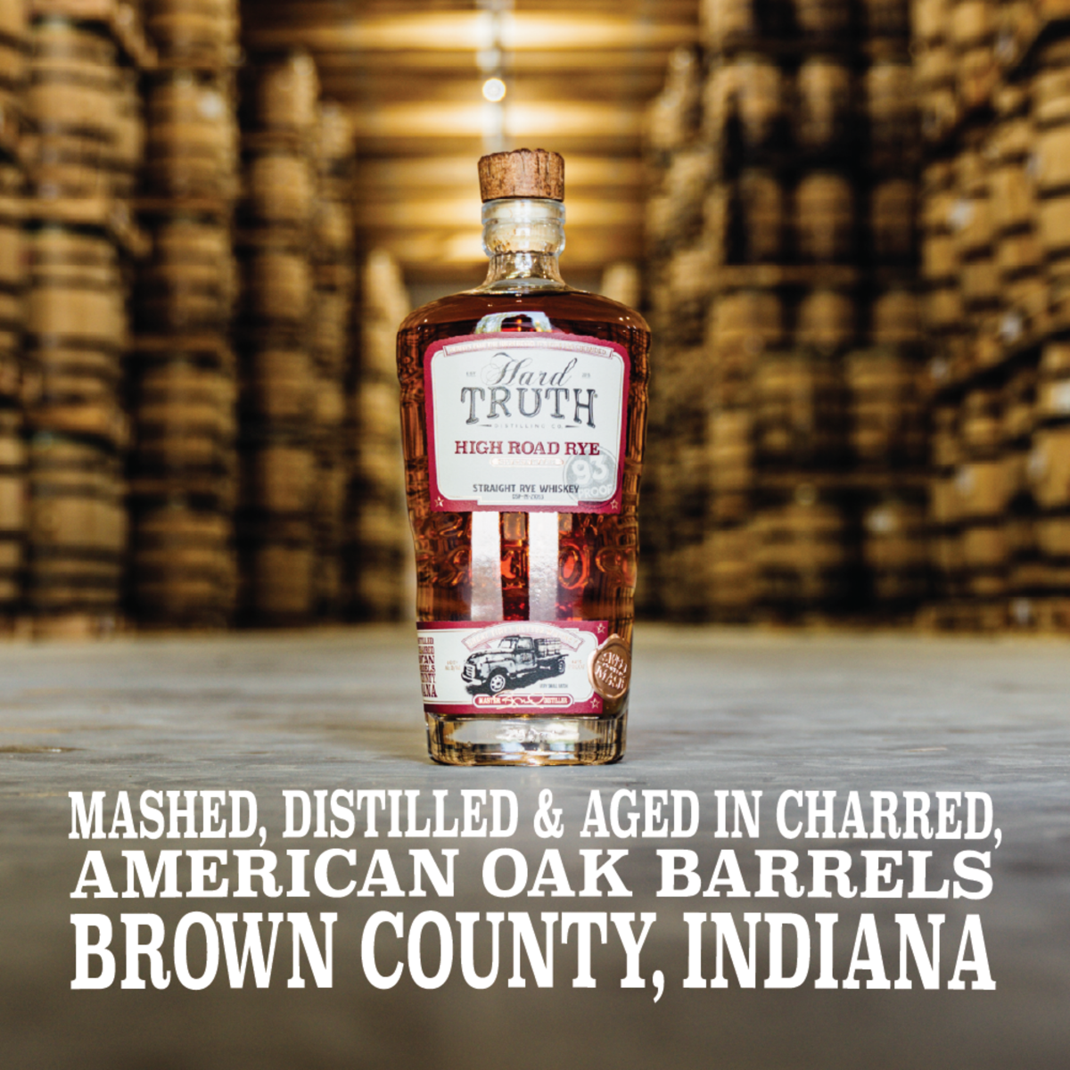 slide 7 of 8, Hard Truth High Road Sweet Mash Straight Rye Whiskey, 750 ml