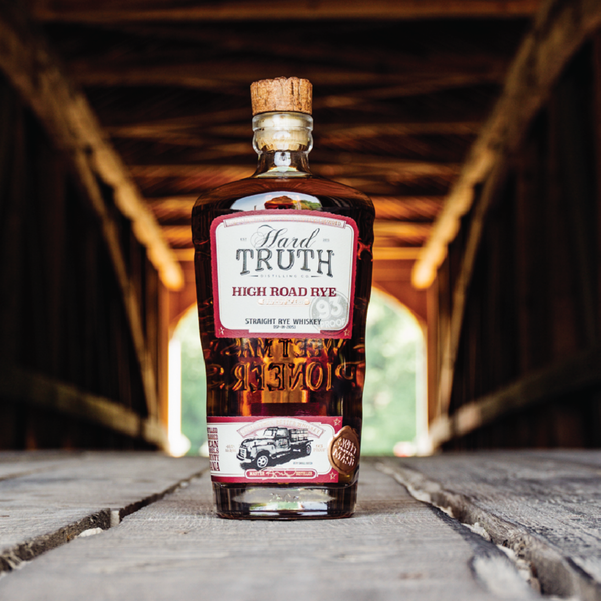 slide 5 of 8, Hard Truth High Road Sweet Mash Straight Rye Whiskey, 750 ml