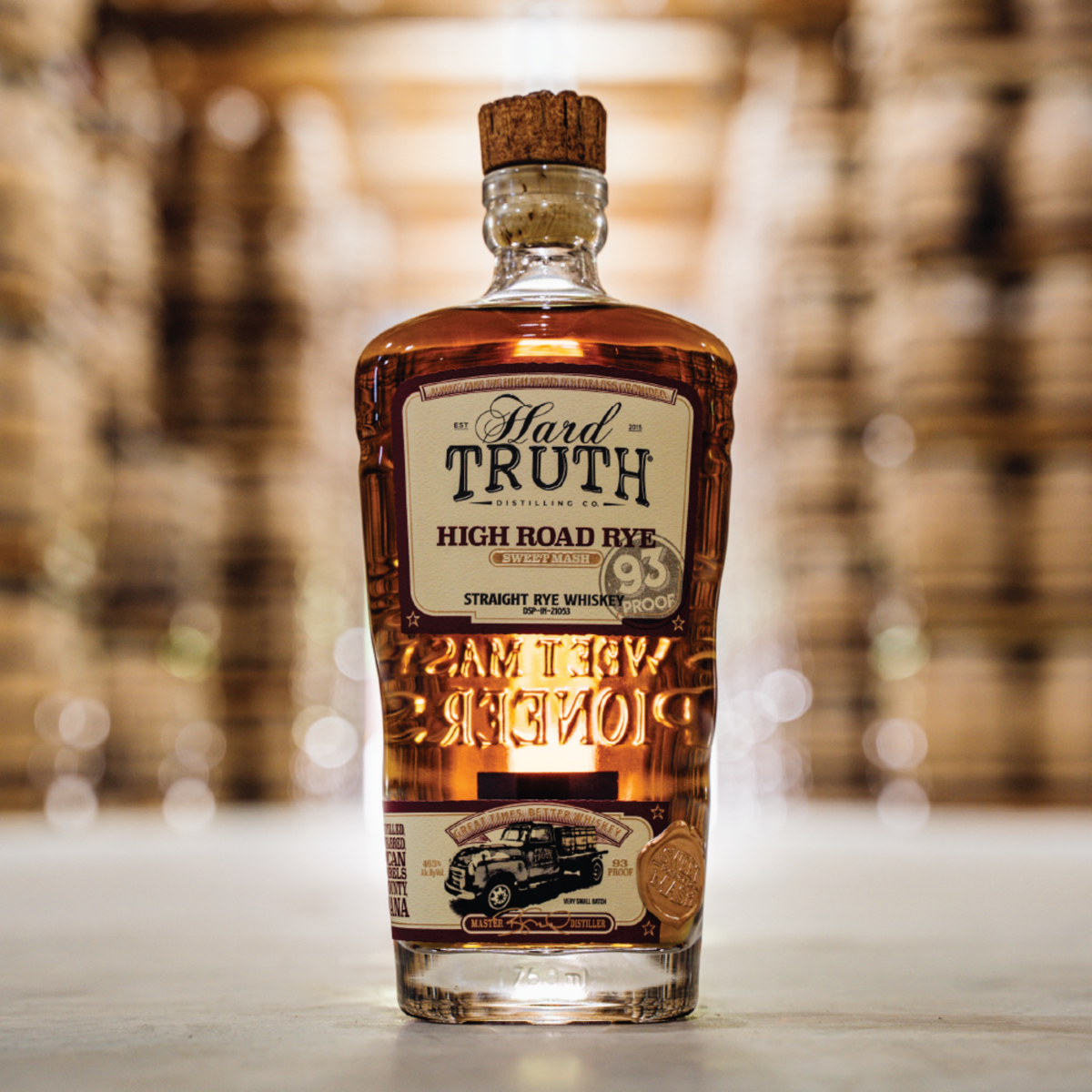 slide 8 of 8, Hard Truth High Road Sweet Mash Straight Rye Whiskey, 750 ml