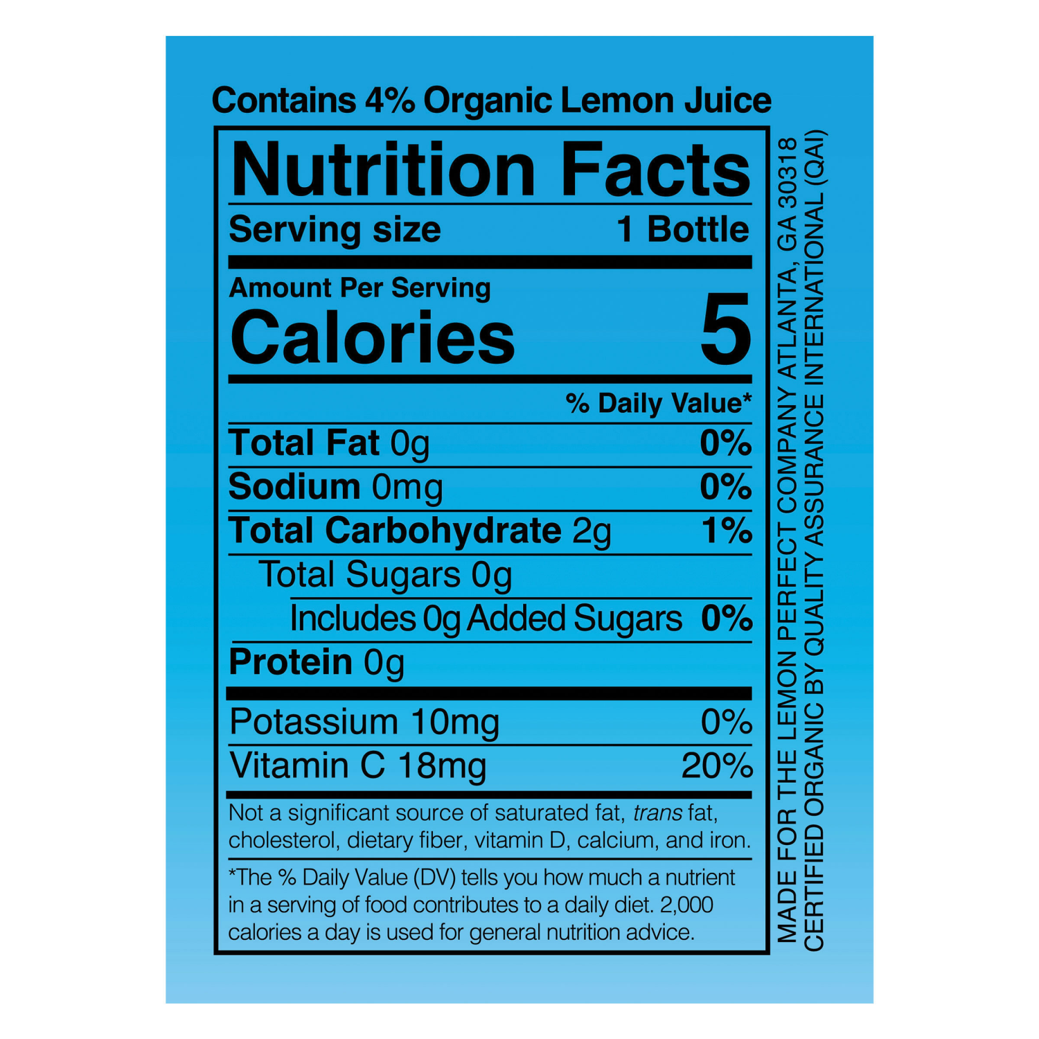 slide 2 of 2, Lemon Perfect Lemon Water, Zero Sugar, Original Lemon, Hydrating, 15.2 fl oz