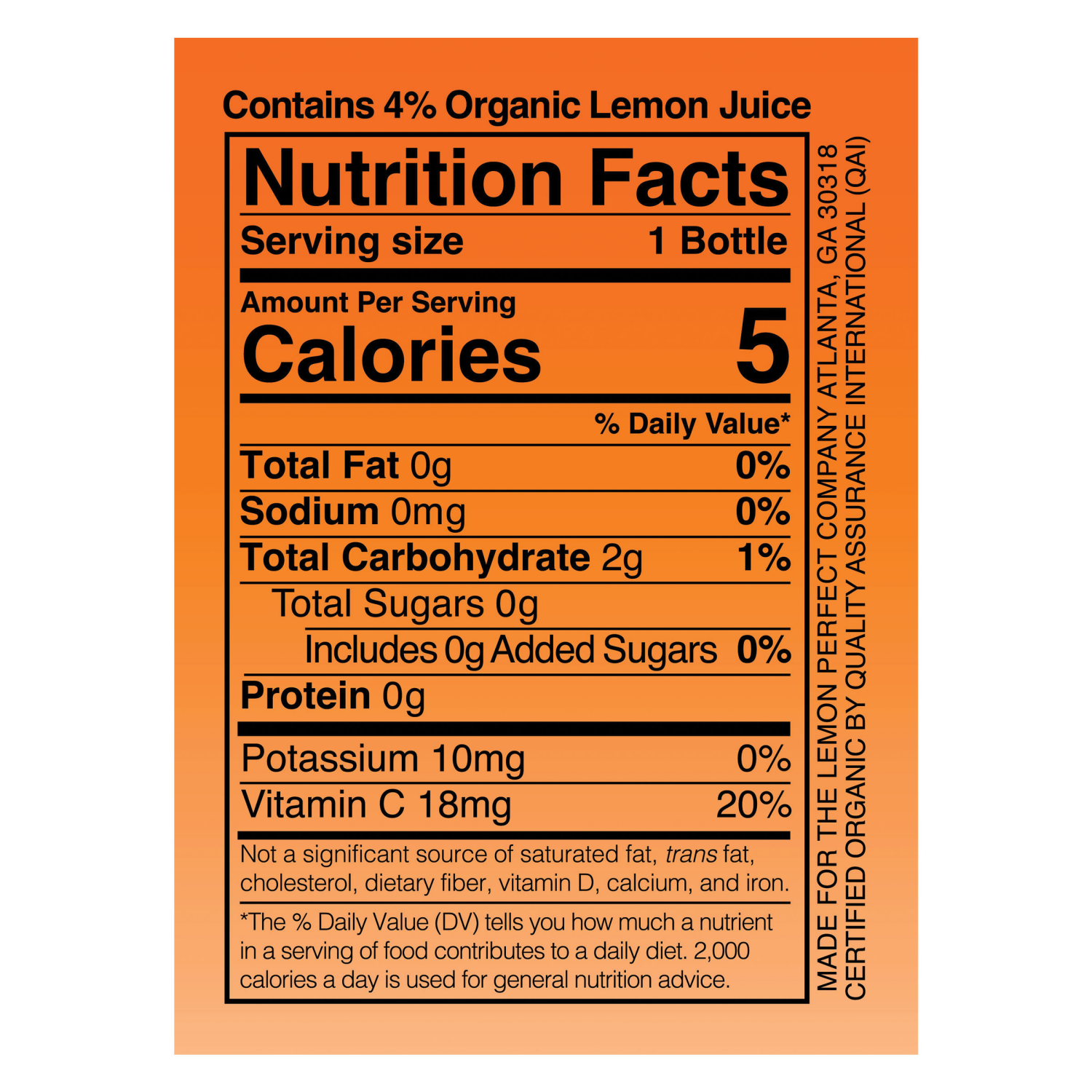 slide 2 of 2, Lemon Perfect Peach Organic Lemon Water, 15.2 fl oz