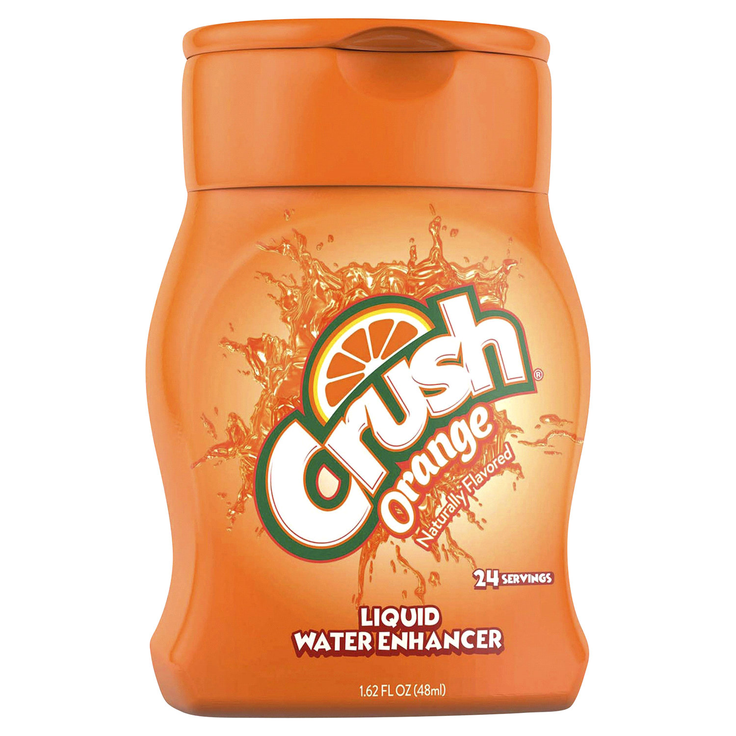 slide 1 of 2, Crush Liquid Water Enhancer, Orange - 1.62 fl oz, 1.62 fl oz