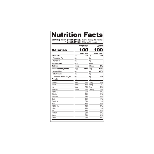 slide 5 of 5, Cerebelly Organic Black Bean Sweet Potato with Avocado and Tomato Baby Puree, 4 oz