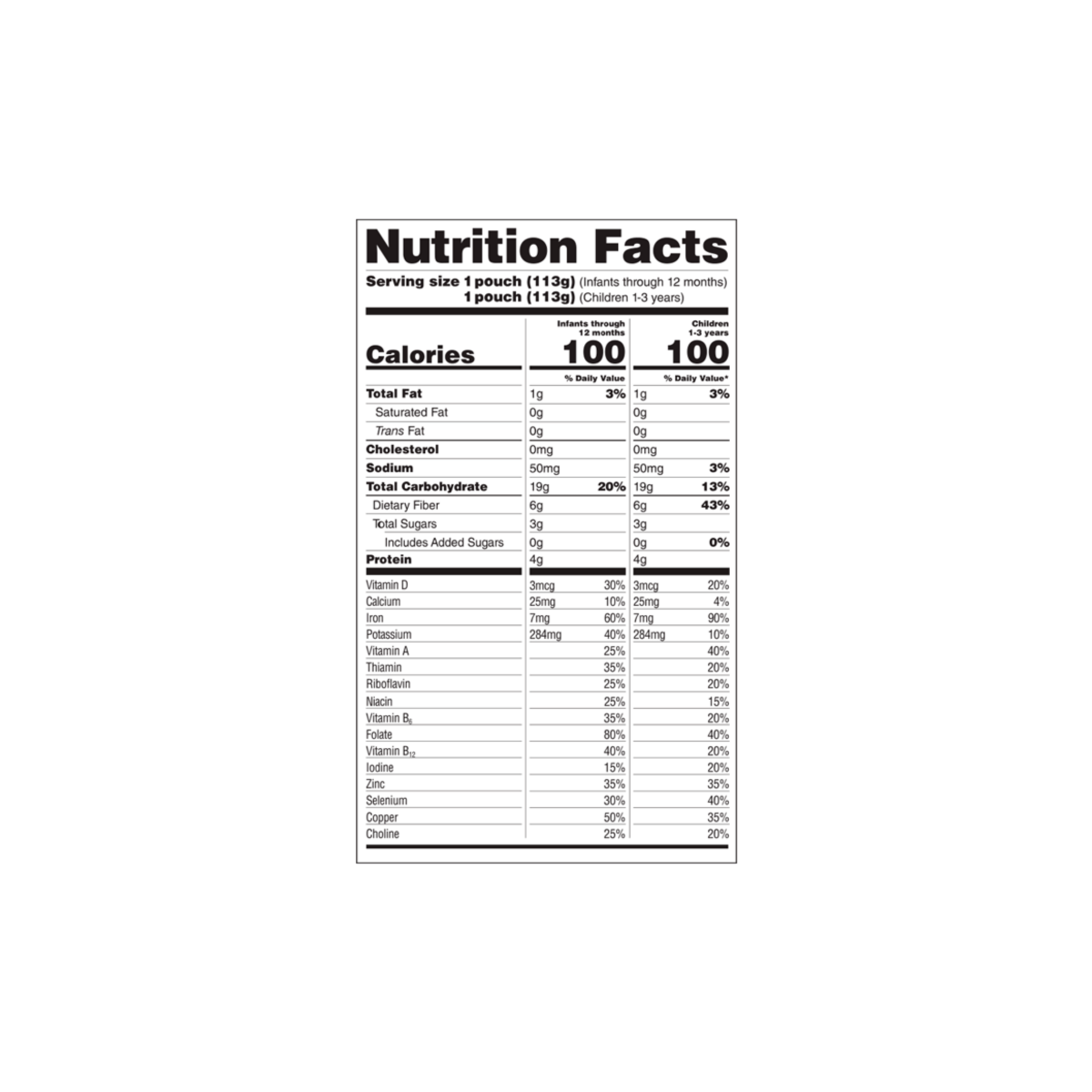 slide 3 of 5, Cerebelly Organic Black Bean Sweet Potato with Avocado and Tomato Baby Puree, 4 oz