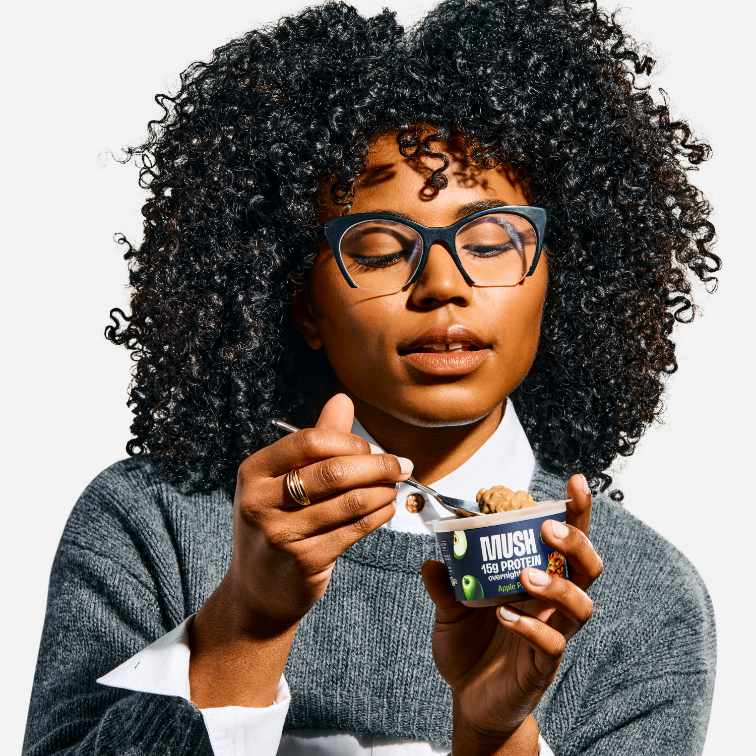 slide 6 of 6, Mush Oats Protein Apple Cinnamon, 5.5 oz, 5.5 oz