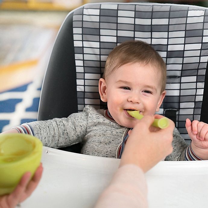 slide 3 of 5, Olababy Feeding and Training Spoon Set - Green, 2 ct