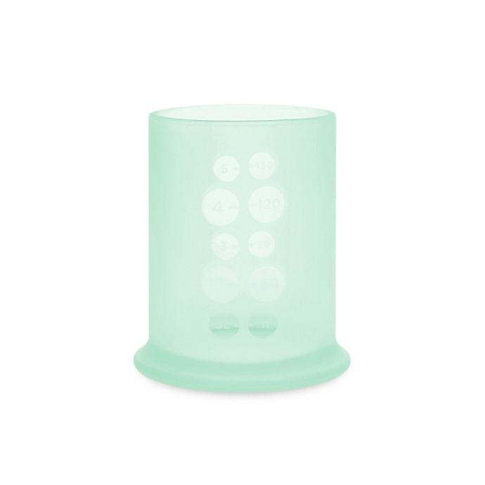 slide 1 of 3, Olababy Silicone Training Cup - Mint, 5 oz