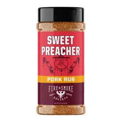 Fire & Smoke Society Sweet Preacher Pork Rub 11.9 oz