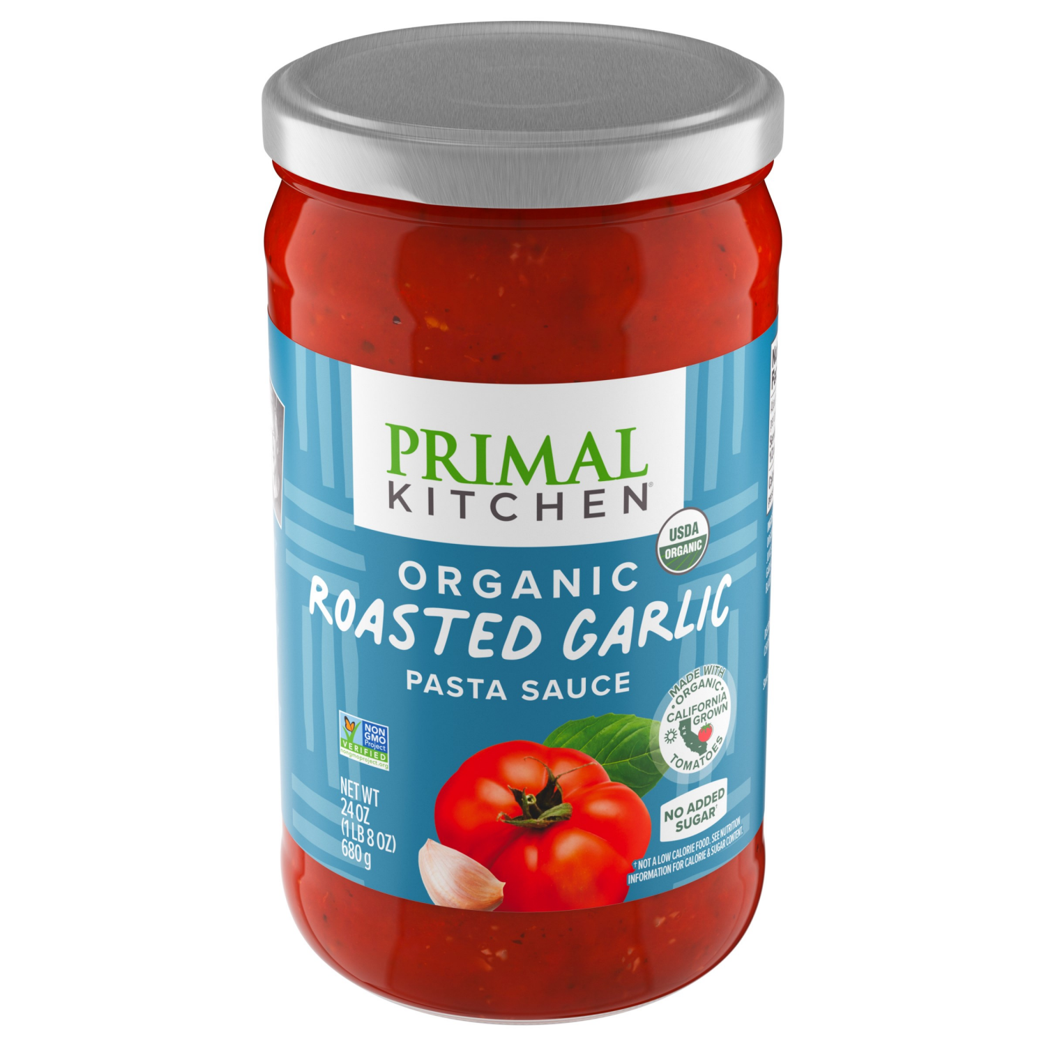 slide 1 of 5, Primal Kitchen Organic Roasted Garlic Marinara Sauce 24 oz, 24 oz