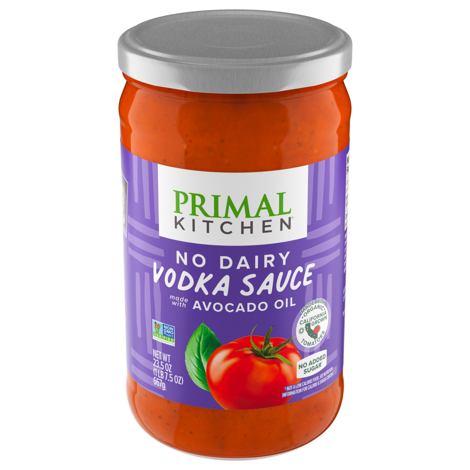 slide 1 of 5, Primal Kitchen No Dairy Vodka Sauce 23.5 oz, 23.5 oz