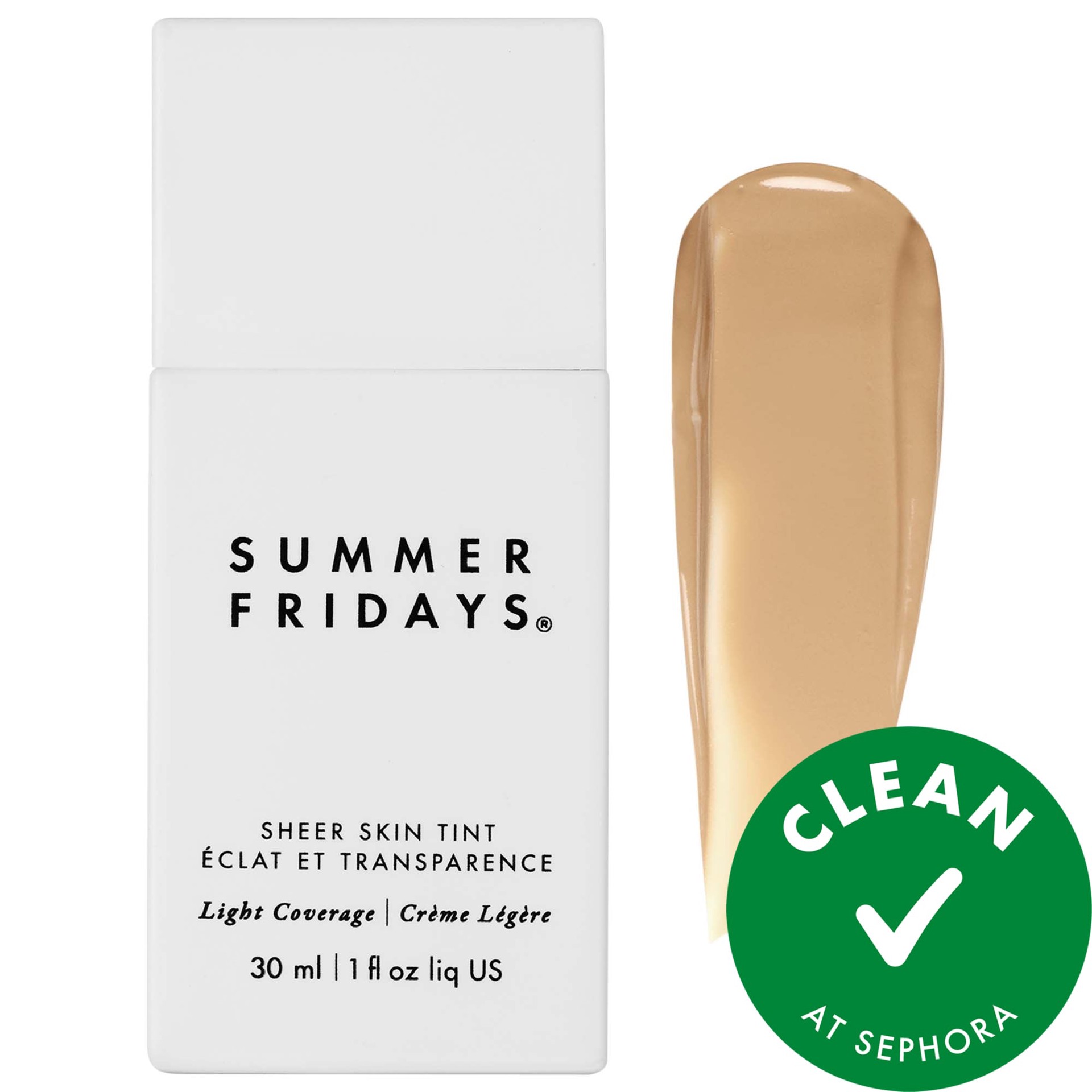 slide 1 of 11, Summer Fridays Sheer Skin Tint with Hyaluronic Acid + Squalane Shade 2, 1 oz / 30 ml