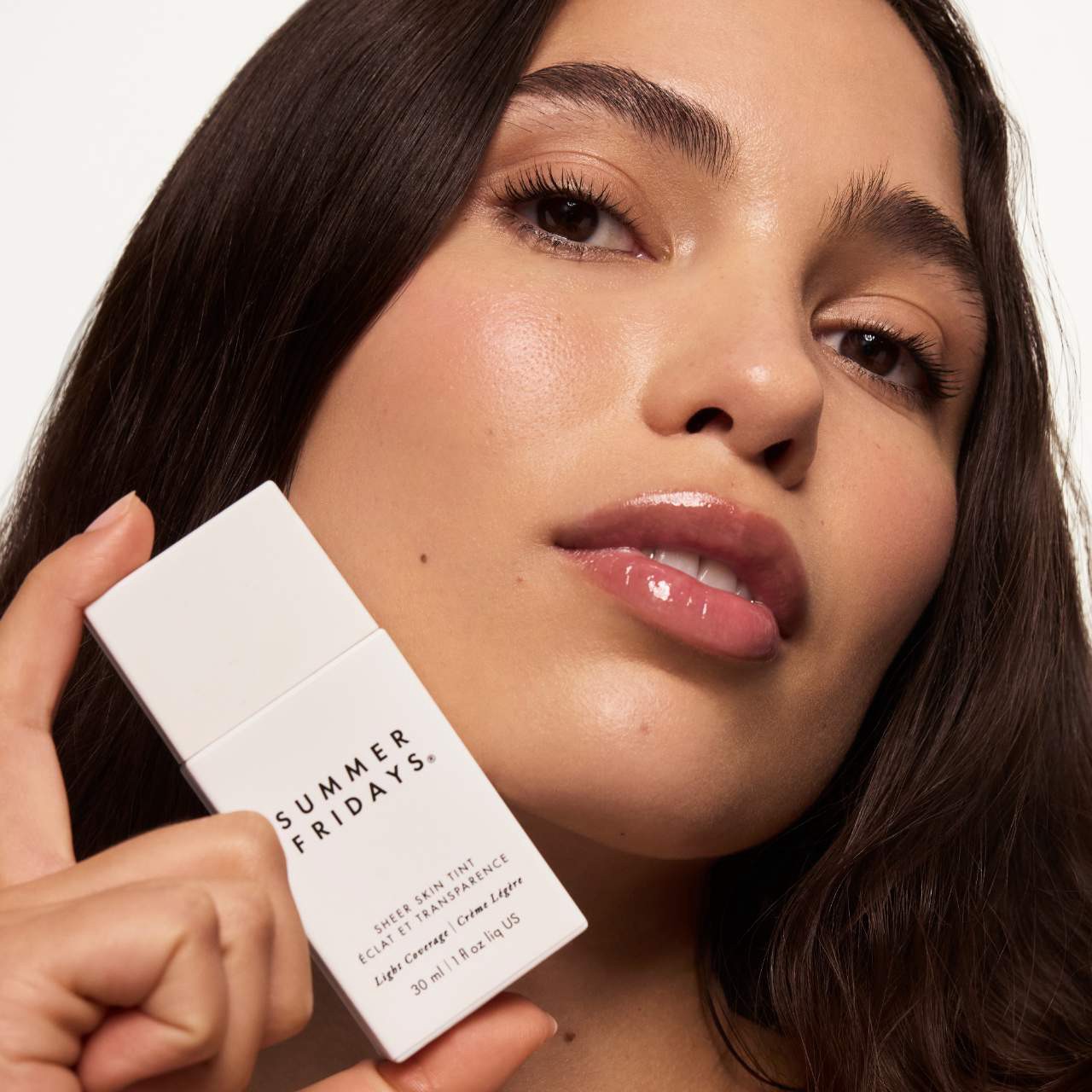 slide 5 of 11, Summer Fridays Sheer Skin Tint with Hyaluronic Acid + Squalane Shade 3, 1 oz / 30 ml