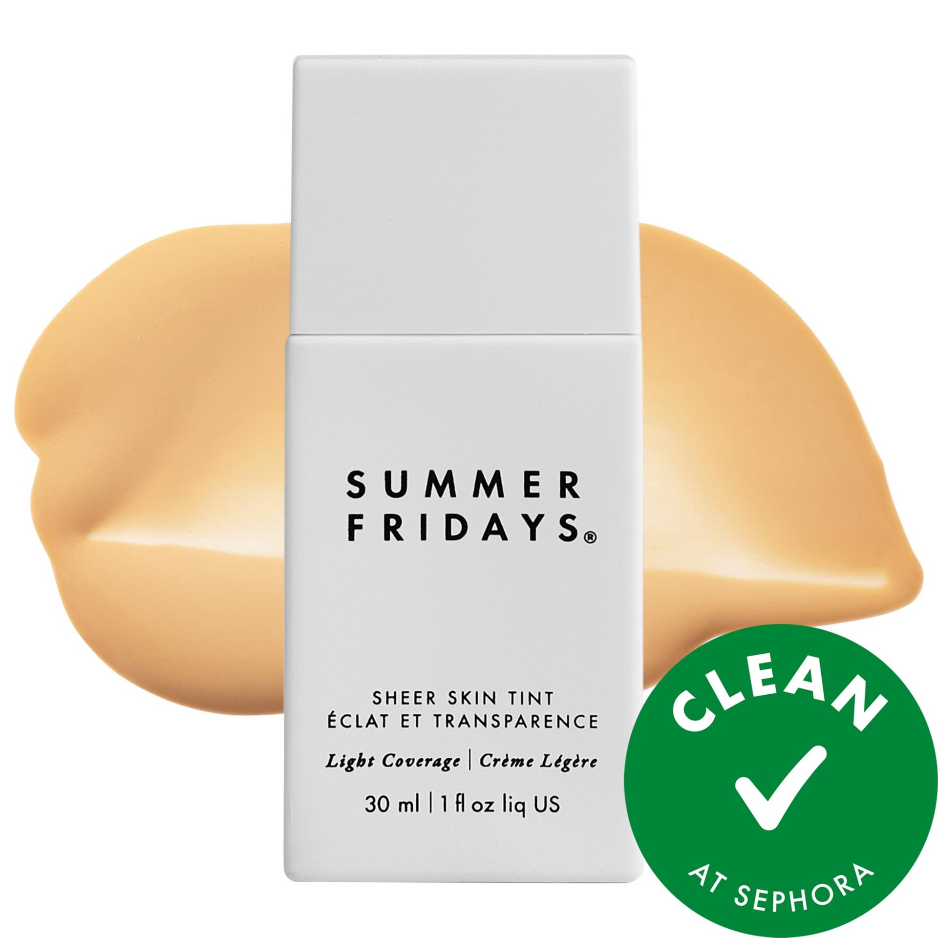 slide 1 of 11, Summer Fridays Sheer Skin Tint with Hyaluronic Acid + Squalane Shade 3, 1 oz / 30 ml
