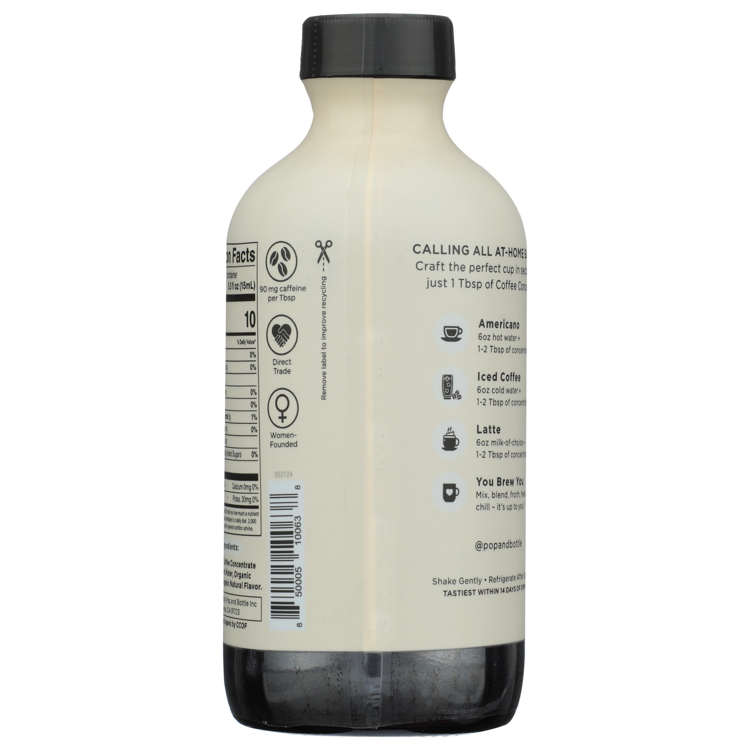 slide 2 of 3, Pop & Bottle Mocha Super Concentrate Organic Coffee- 8 fl oz, 8 fl oz