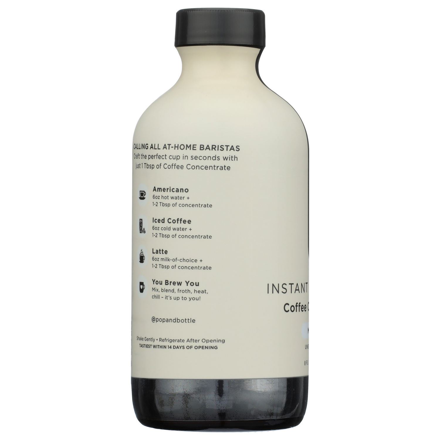 slide 3 of 3, Pop & Bottle Mocha Super Concentrate Organic Coffee- 8 fl oz, 8 fl oz