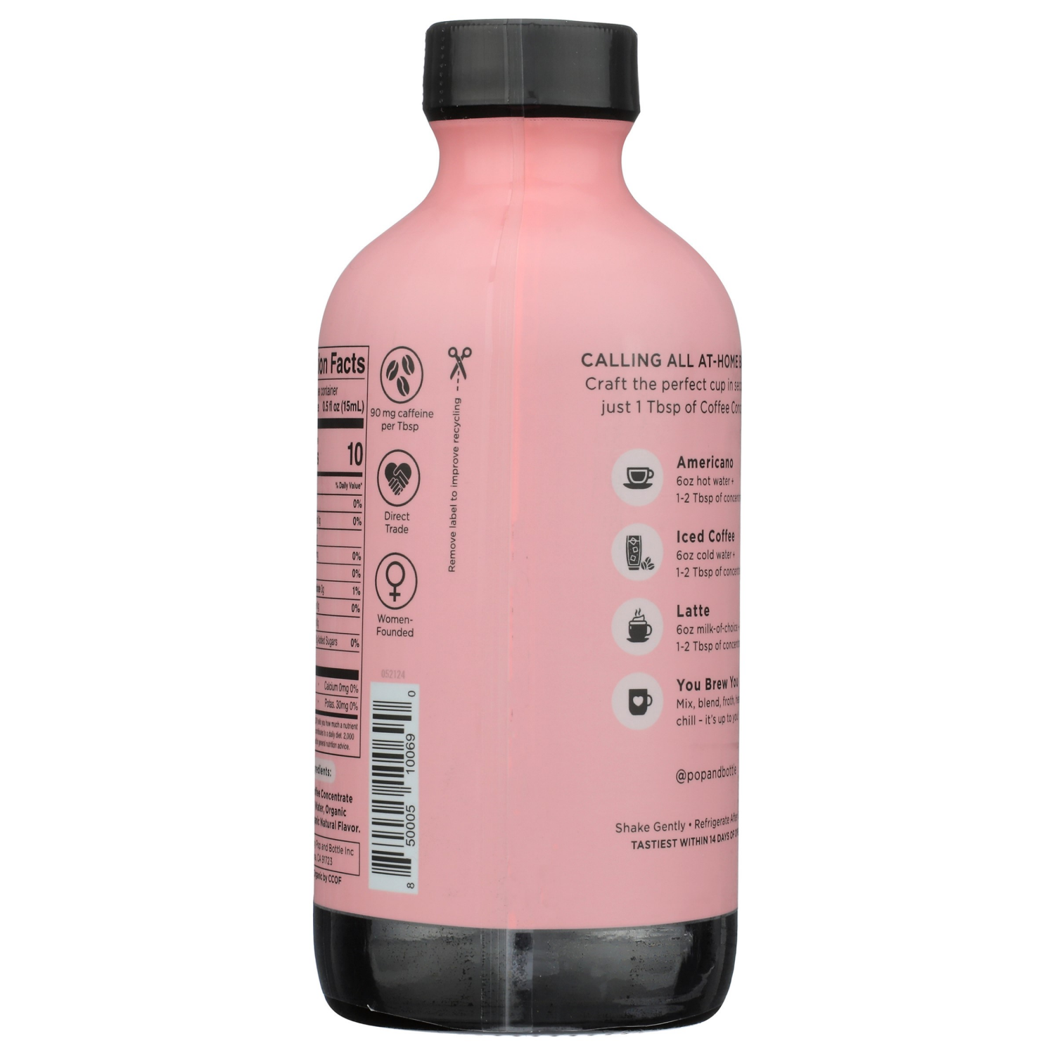 slide 2 of 3, Pop & Bottle Super Concentrate Caramel, 8 oz, 8 oz