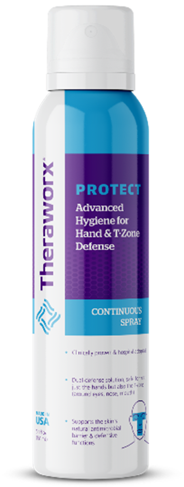 Theraworx Protect Advanced Hygiene for Hand & TZone Defense Continuous Spray 5.1 oz Shipt