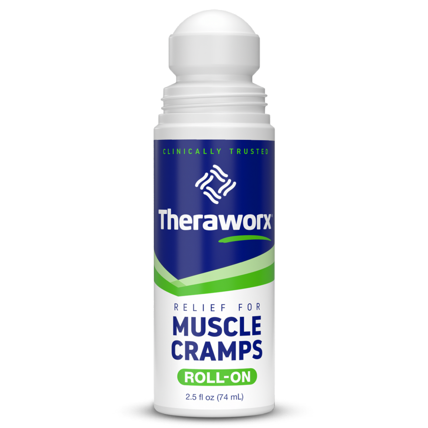 slide 3 of 3, Theraworx Roll-On Relief for Muscle Cramps 2.5 fl oz, 2.5 oz