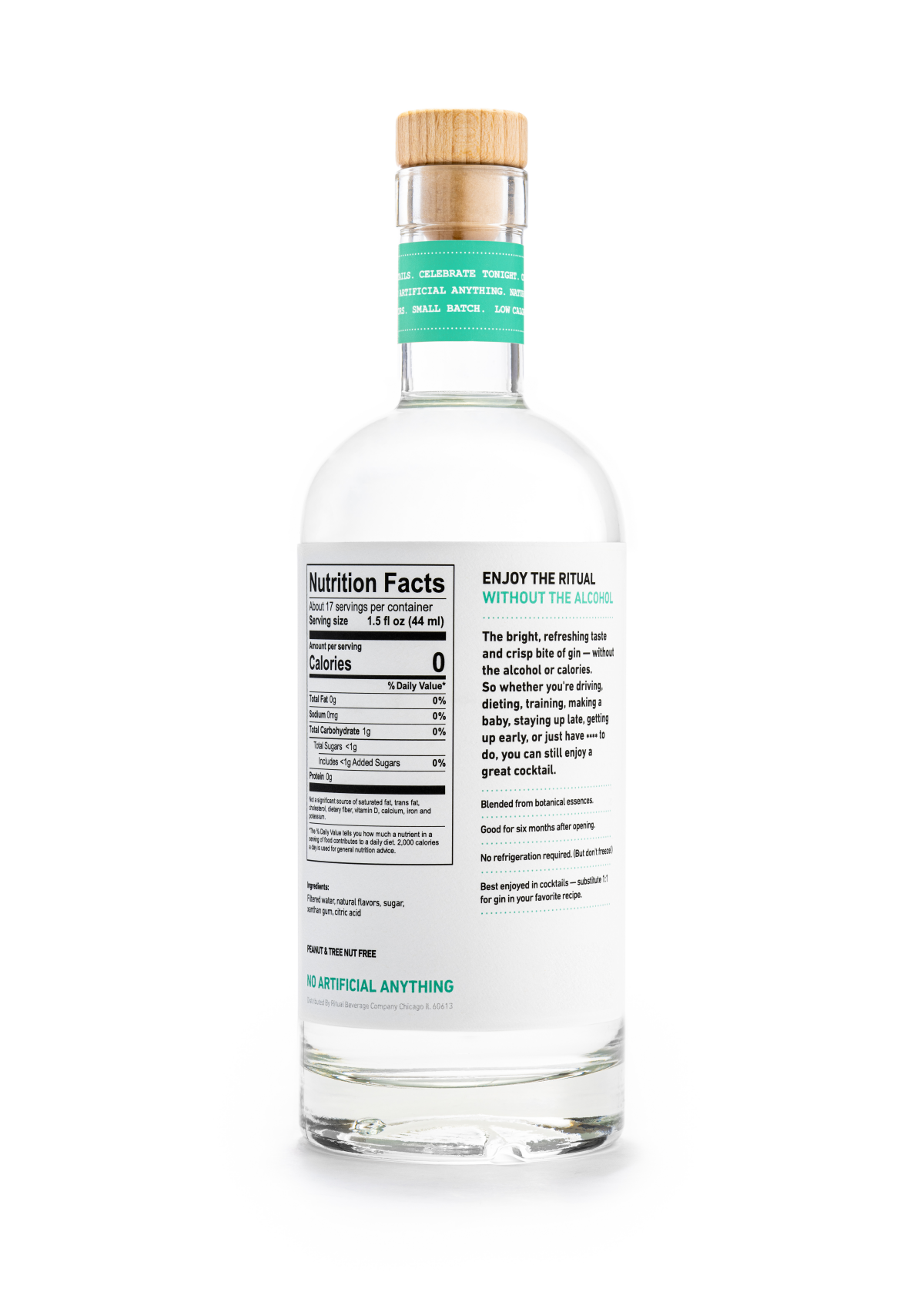 slide 2 of 2, Ritual Zero Proof Gin Alternative 25.4 fl oz, 25.4 fl oz