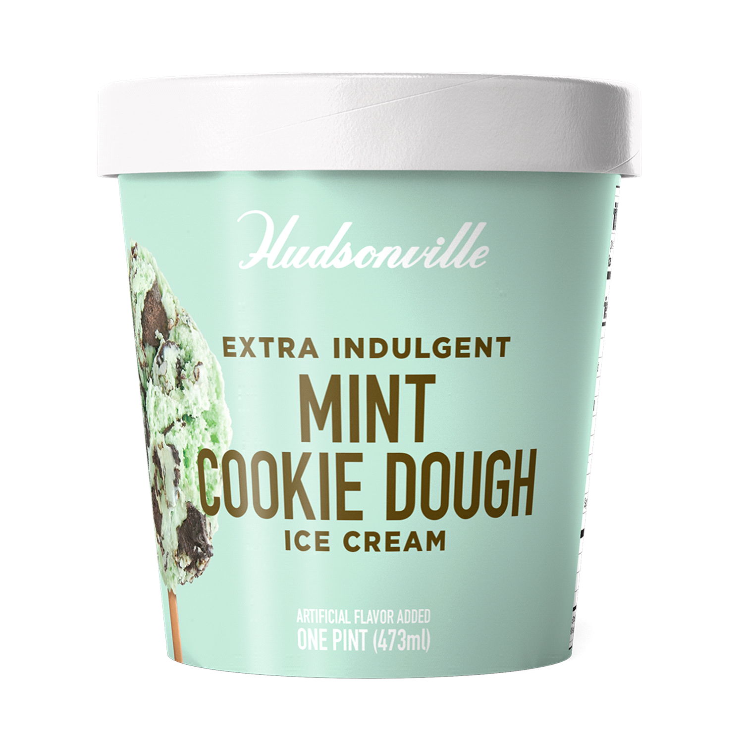 slide 1 of 3, Hudsonville Extra Indulgent Mint Cookie Dough Ice Cream 1 pt, 1 pint