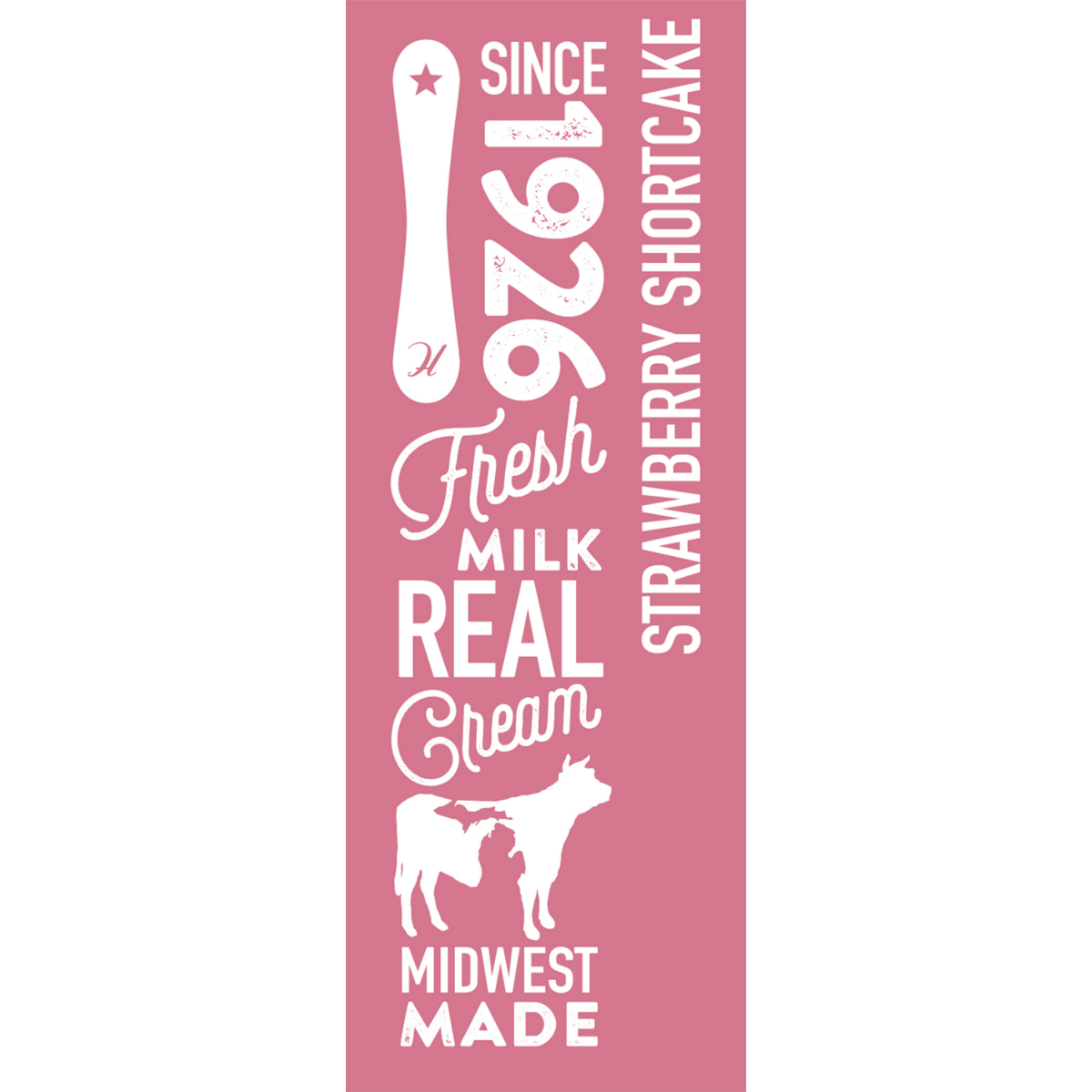 slide 3 of 4, Hudsonville Strawberry Shortcake Ice Cream Bars 4 - 3.0 fl oz Bars, 12 oz