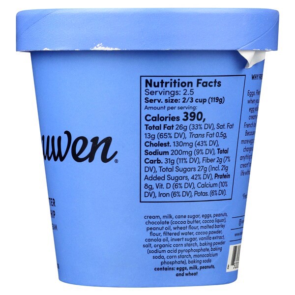 slide 16 of 21, Van Leeuwen Peanut Butter Brown Chip French Ice Cream 14 fl oz, 14 fl oz