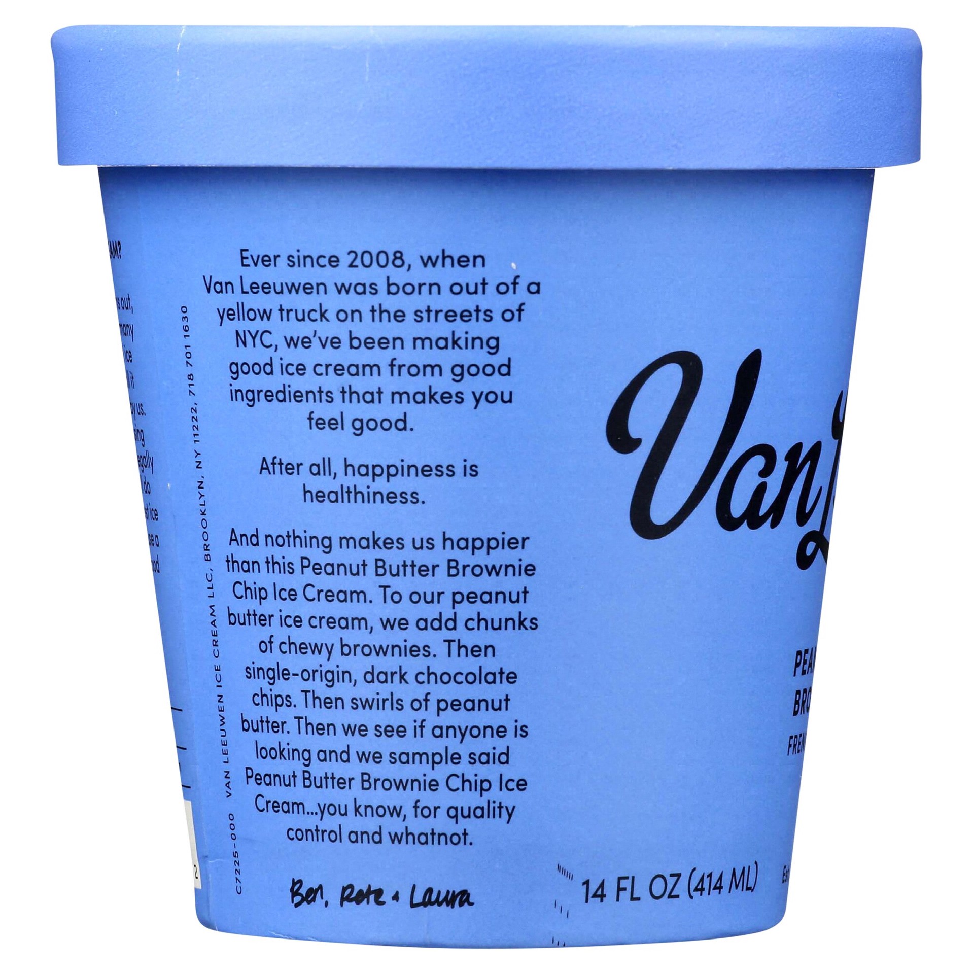 slide 5 of 21, Van Leeuwen Peanut Butter Brown Chip French Ice Cream 14 fl oz, 14 fl oz