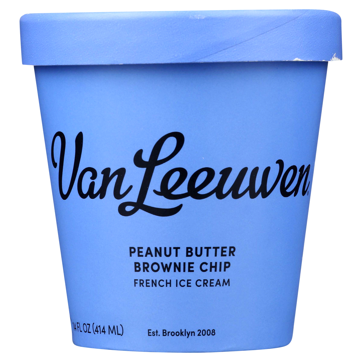 slide 1 of 21, Van Leeuwen Peanut Butter Brown Chip French Ice Cream 14 fl oz, 14 fl oz