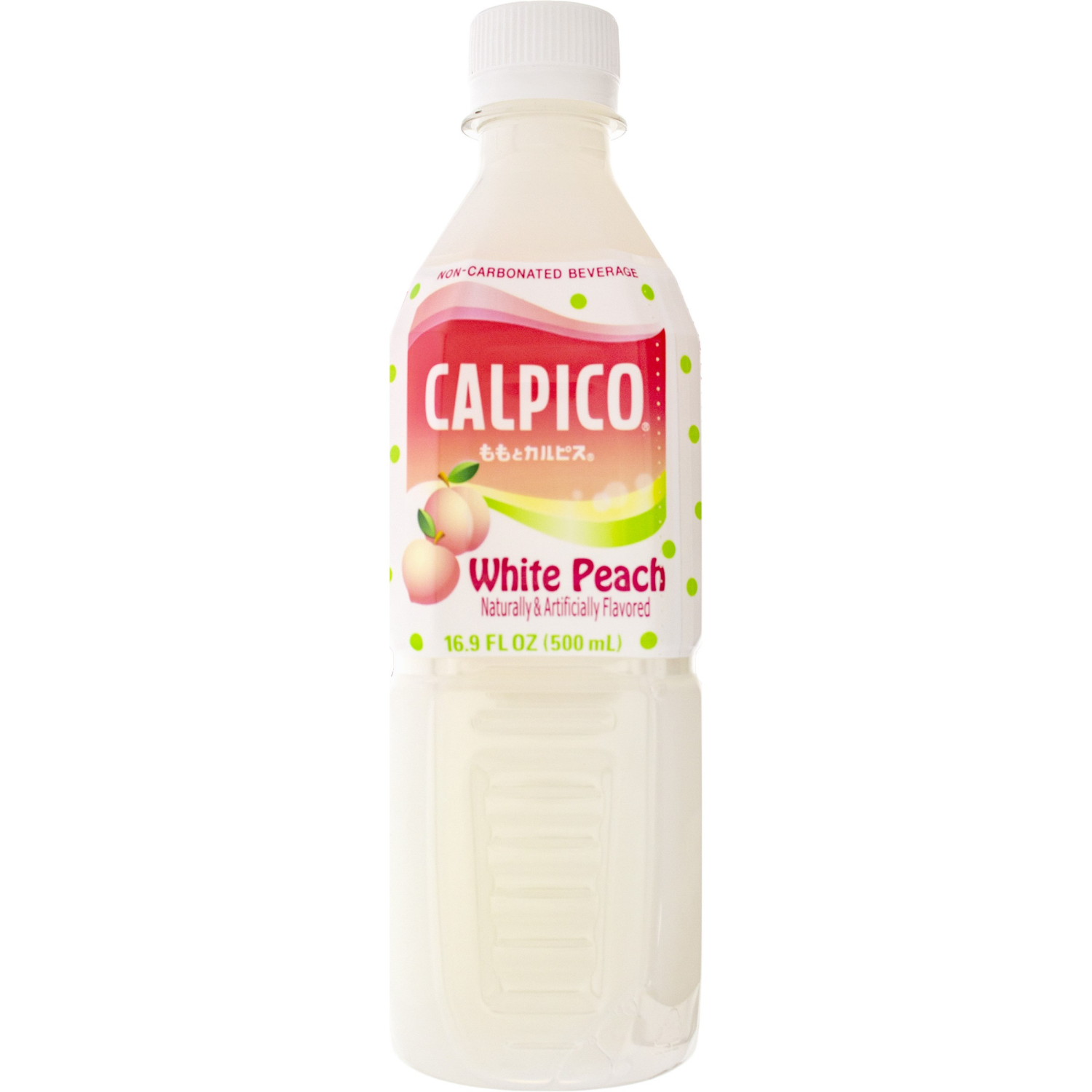 slide 1 of 2, Calpico White Peach Non-Carbonated Beverage 16.9 fl oz, 16.9 fl oz