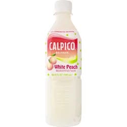 Calpico White Peach Non-Carbonated Beverage 16.9 fl oz