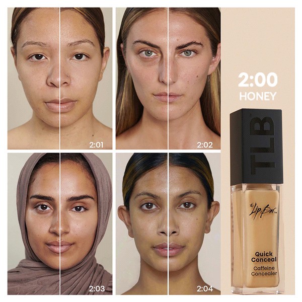 slide 8 of 21, The Lip Bar Quick Conceal Caffeine Concealer - 1.0 Honey - 0.35oz, 0.35 oz