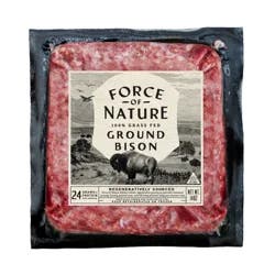 Force Of Nature FORCE OF NATURE BISON GROUND GRASSFED 14 oz