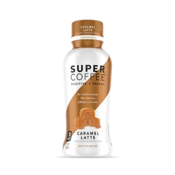 Super Coffee Positive Energy Enhanced Caramel Latte Enhanced Coffee 12 fl oz