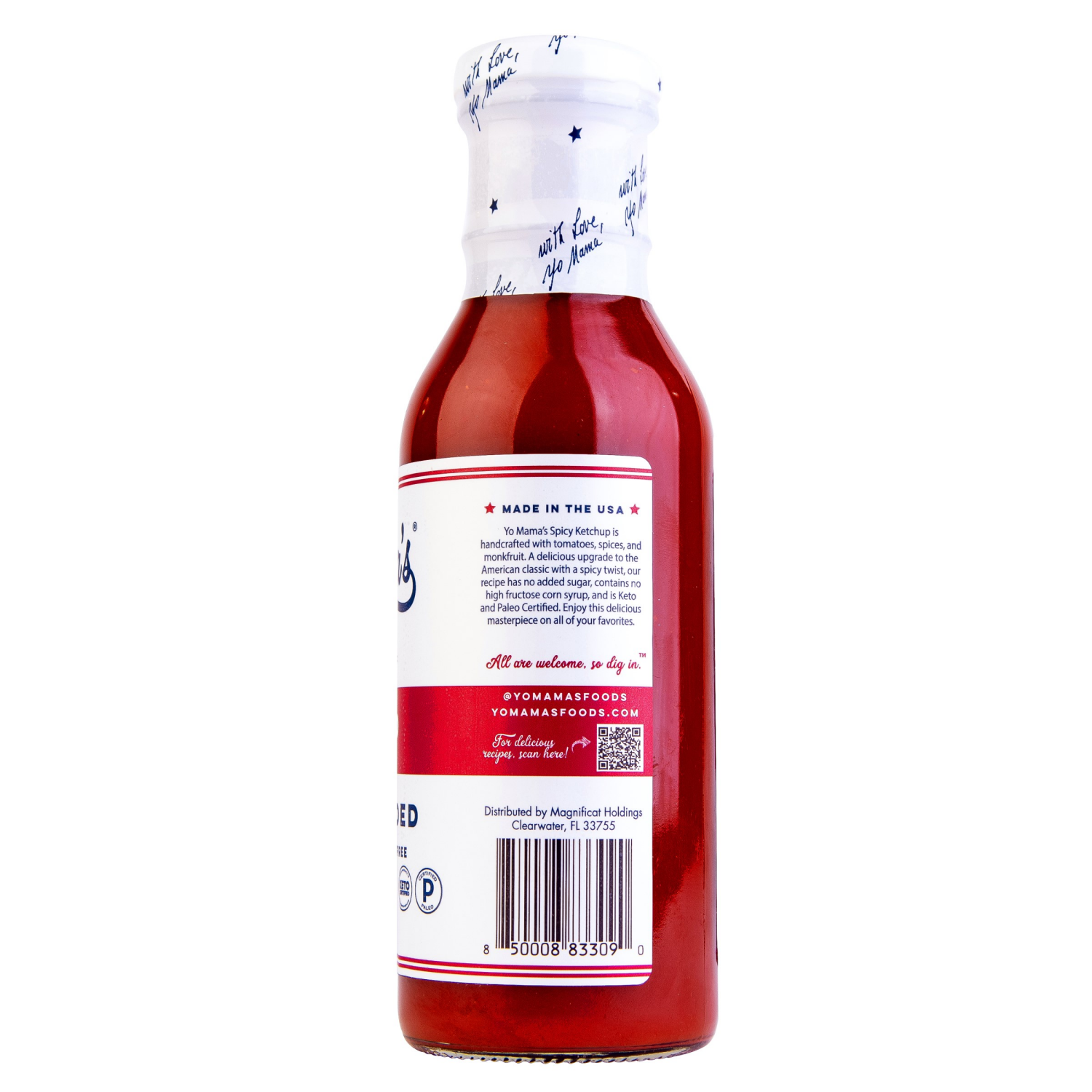 slide 2 of 4, Yo Mama's No Sugar Added Classic Ketchup 14 oz, 14 oz