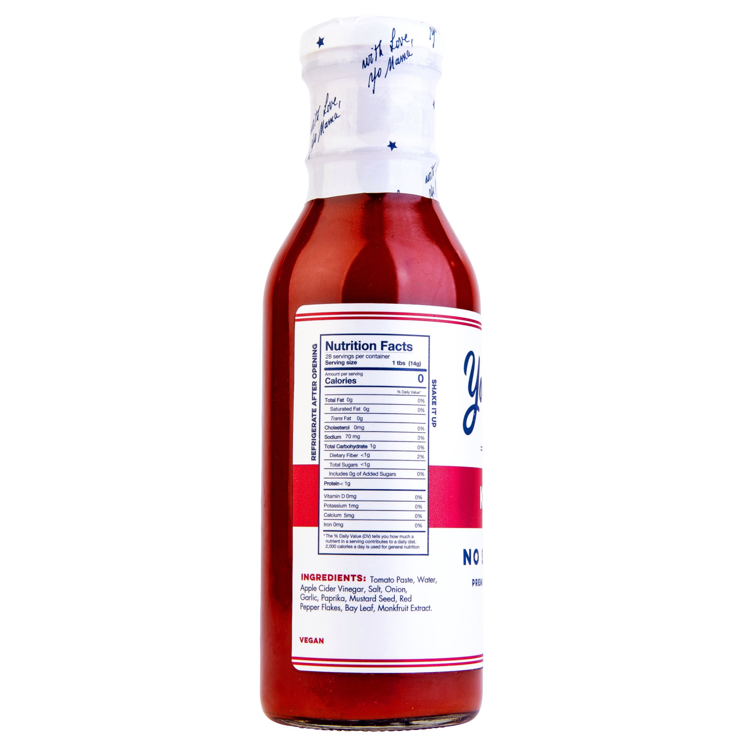 slide 4 of 4, Yo Mama's No Sugar Added Classic Ketchup 14 oz, 14 oz