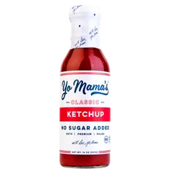 Yo Mama's No Sugar Added Classic Ketchup 14 oz