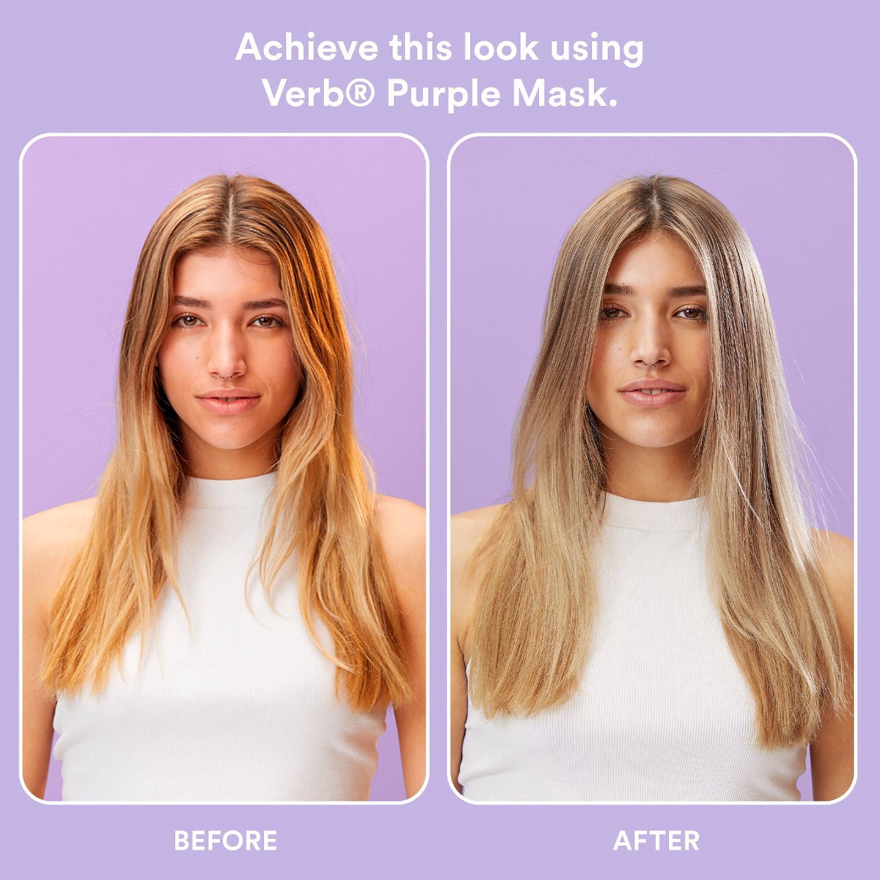 slide 6 of 10, Verb Brighten and Toning Purple Mask for Blonde Hair 6.3 oz/ 180 g,