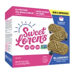 Sweet Loren's Gluten Free Vegan Blueberry Breakfast Biscuits, 8oz