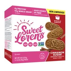 Sweet Loren's Cinnamon Sugar Breakfast Biscuits, 8oz