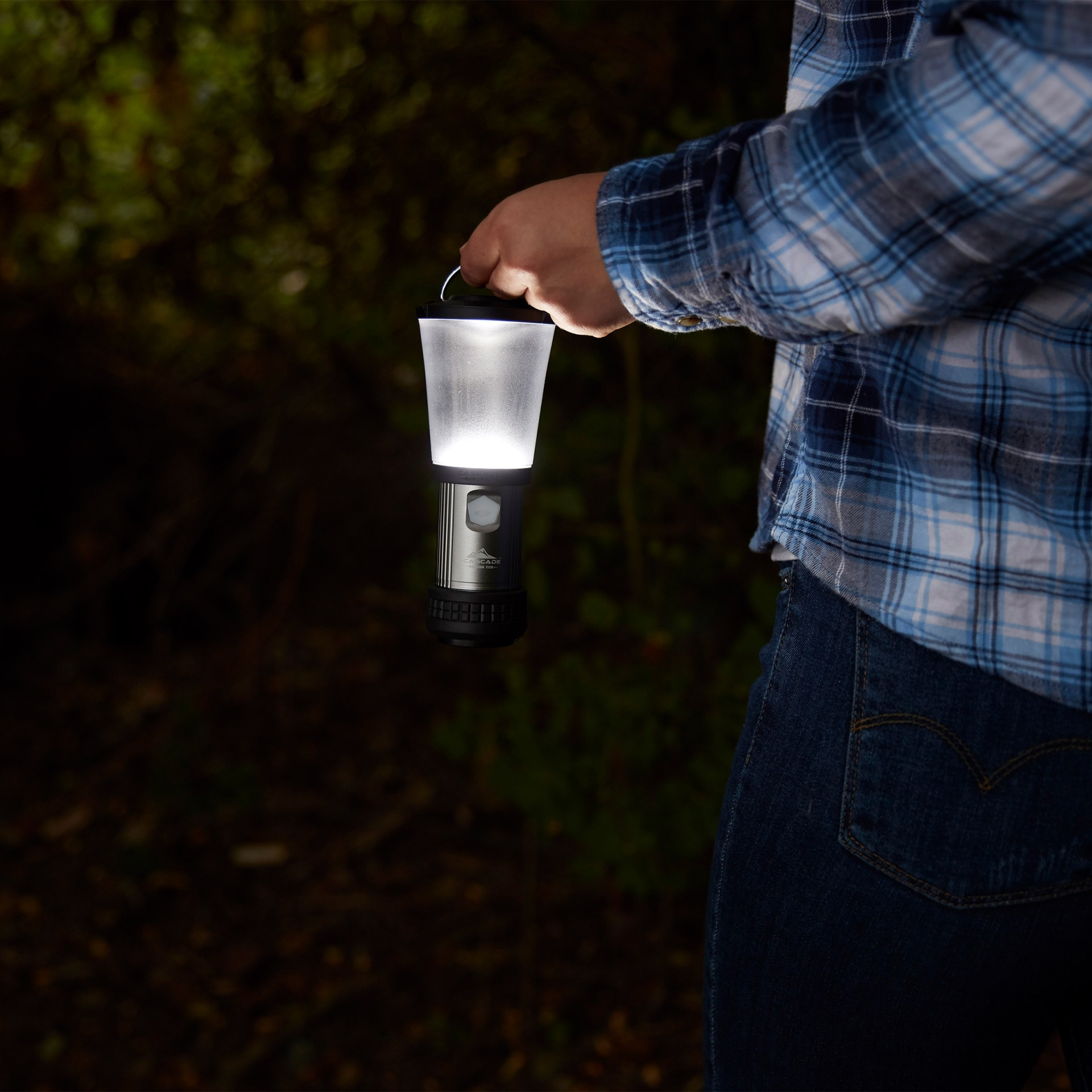 slide 5 of 5, Cascade Mountain Tech Aluminum Mini LED Pop up Lanterns, 