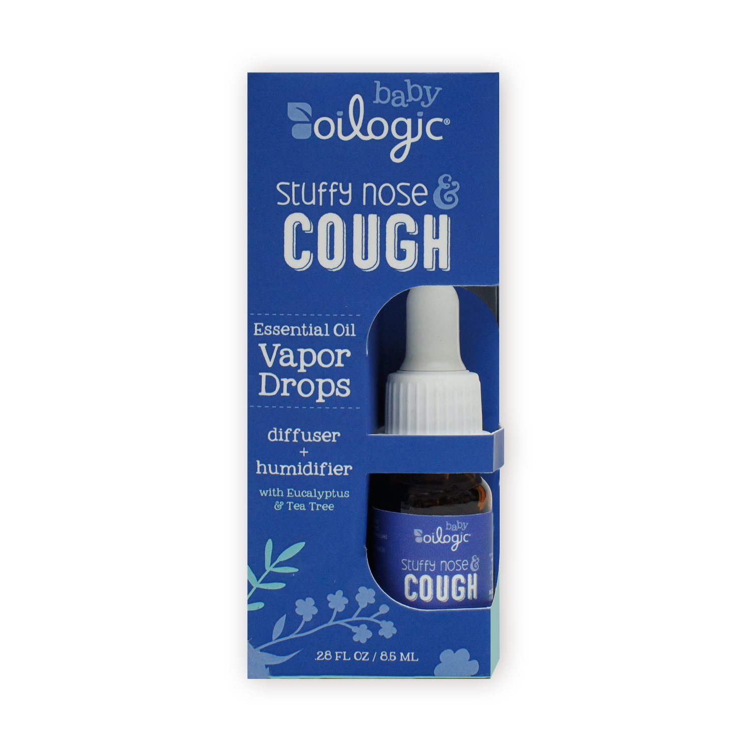 slide 1 of 2, OILOGIC Stuffy Nose & Cough Essential Oil Vapor Drops, 1 ct