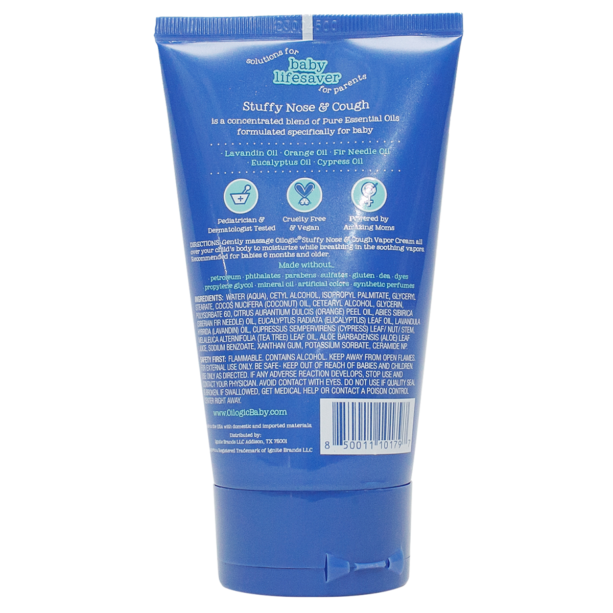 slide 2 of 2, Oilogic Baby Essential Oil Stuffy Nose & Cough Vapor Cream 3.5 fl oz, 3.5 fl oz