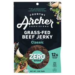 Country Archer Grass-Fed Zero Sugar Classic Beef Jerky 2 oz
